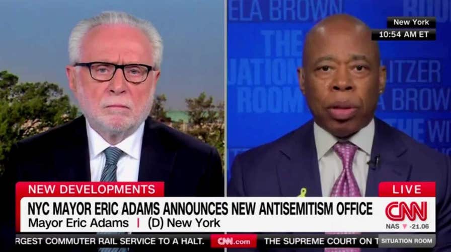 NYC Mayor Eric Adams details his plan to combat rise in antisemitism