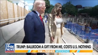 El presidente Donald ofrece un recorrido exclusivo por el salón de baile de la Casa Blanca