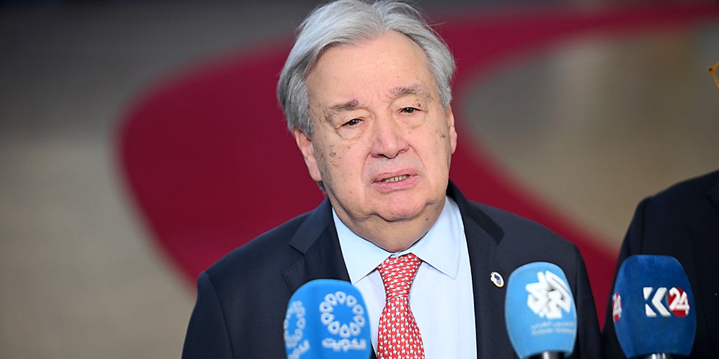 WATCH LIVE: United Nations Secretary-General António Guterres speaks as global challenges intensify