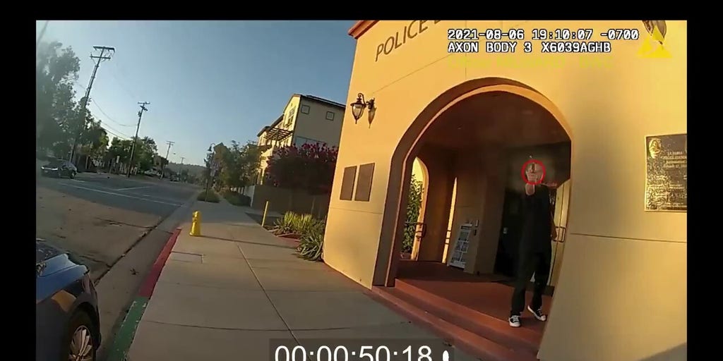 California Police Bodycam Video Shows Suspect Shooting Officer Before ...