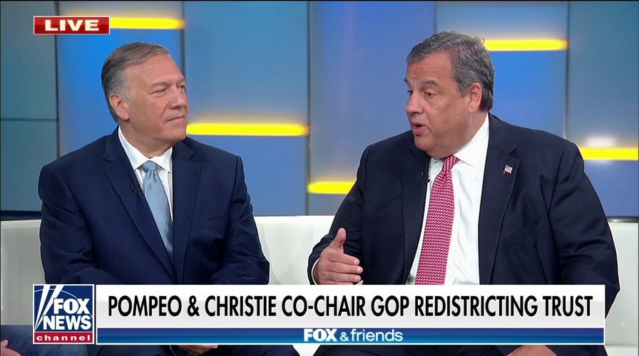 Mike Pompeo and Chris Christie announce redistricting group