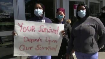 Nurses protest lack of critical protective gear amid COVID-19 pandemic