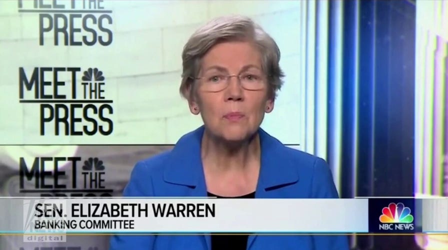 Sen. Elizabeth Warren says Jerome Powell 'took a flamethrower' to banking regulations after SVB collapse