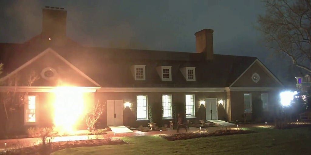 New surveillance video shows Pennsylvania governor's mansion arson attack