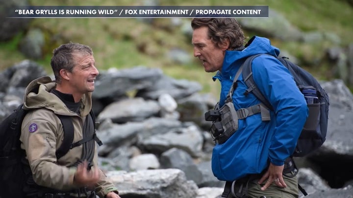 Avance del programa «Bear Grylls is Running Wild» de FOX con Grylls