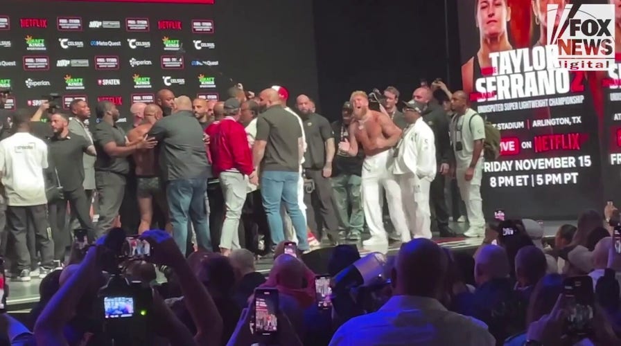 Mike Tyson slaps Jake Paul hours before epic showdown
