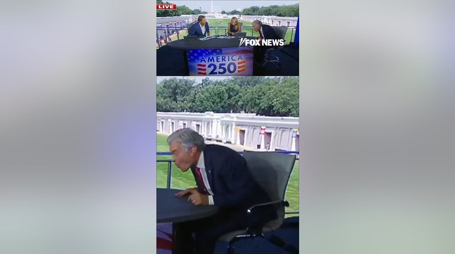 Deafening flyover hilariously interrupts Dr. Oz interview