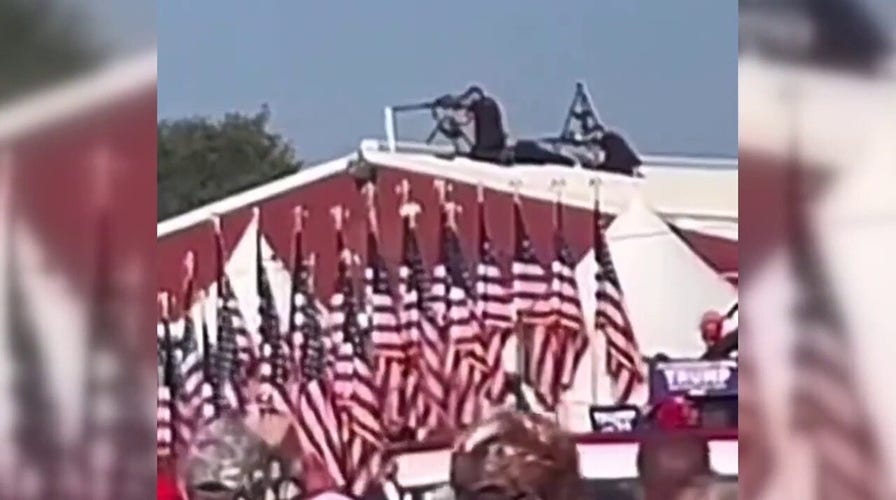 Video appears to show authorities return fire after attempted assassination of Donald Trump