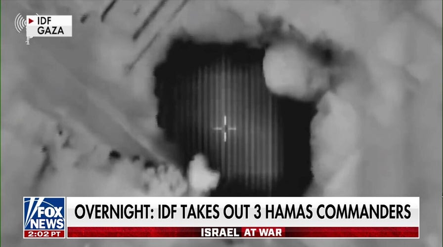 Israeli military takes out 3 Hamas commanders overnight