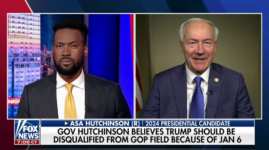 Asa Hutchinson answers why he is running for president