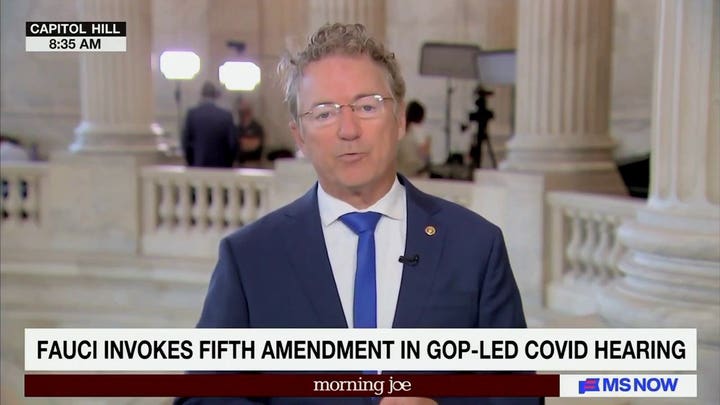 Rand Paul answers whether he believes Fauci should be jailed