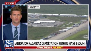 Migrant deportation flights launch from ‘Alligator Alcatraz’