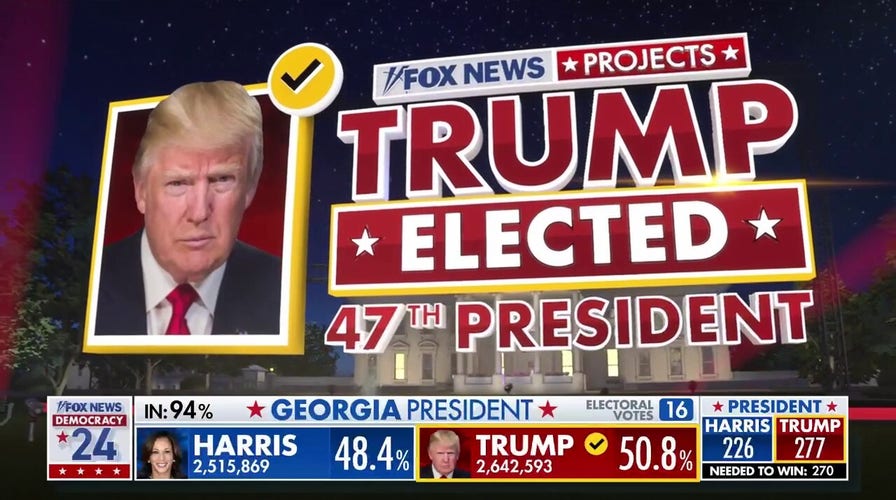 Trump vuelve a la Casa Blanca, elegido 47º presidente, según los proyectos de Fox News