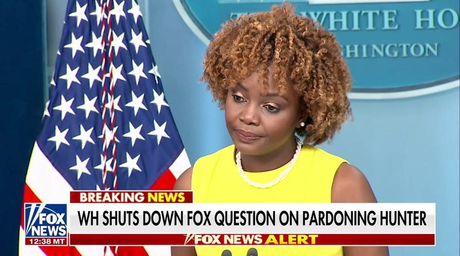 Karine Jean-Pierre gives one-word response to Hunter Biden pardon question