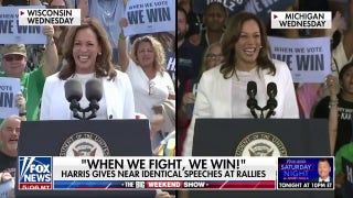 Kamala Harris gives near identical speeches at separate rallies - Fox News