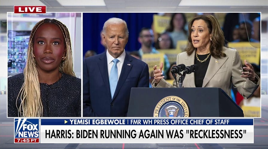 Kamala Harris calls Biden running for re-election 'recklessness’ in new book