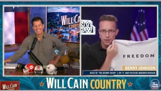 Benny Johnson reveals that Turning Point USA will be at Saturday's Oregon vs. Penn State game to give out 5,000 "FREEDOM" t-shirts