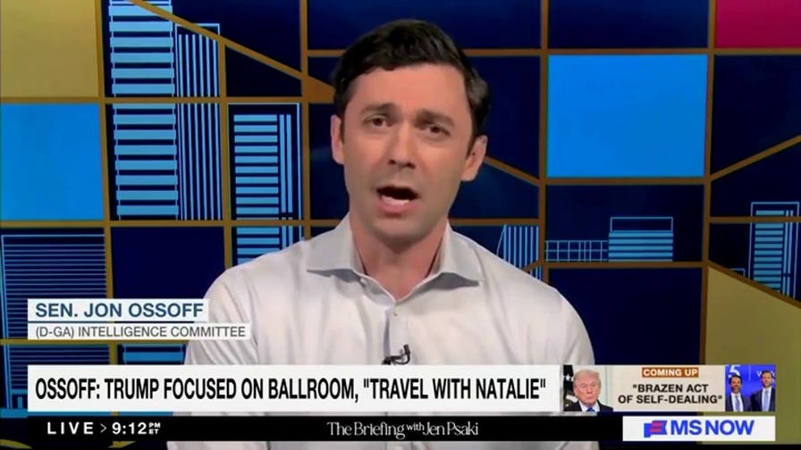 Sen Jon Ossoff pressed on invoking Natalie Harp in rally speech targeting Trump