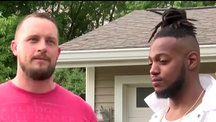 'Relax and have a beer': Best friends effort for community conversation goes viral