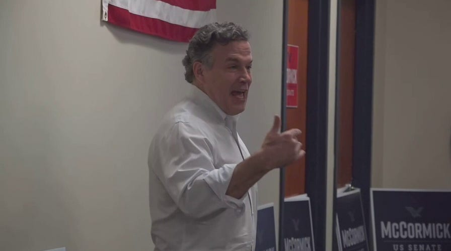 David McCormick blames Joe Biden for high gas prices