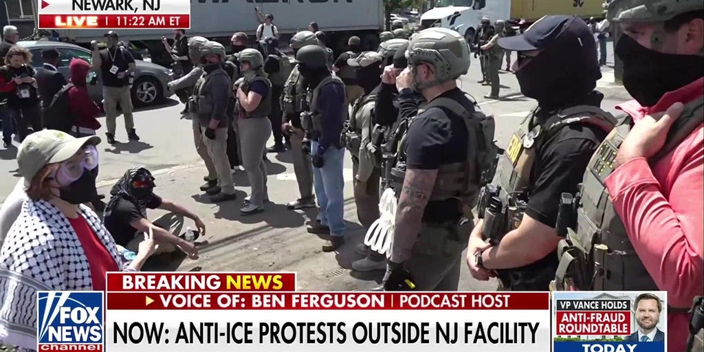 Anti-ICE protests outside New Jersey facility spark debate over immigration policy