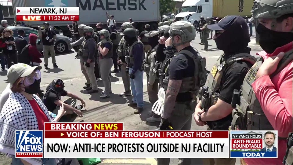 Anti-ICE protests outside New Jersey facility spark debate over immigration policy