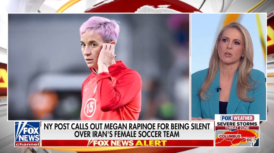 Megan Rapinoe faces disapproval  for soundlessness  connected  Iranian women’s shot    team