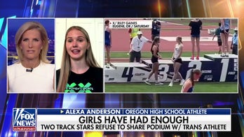 High school track star refuses to share podium with transgender athlete