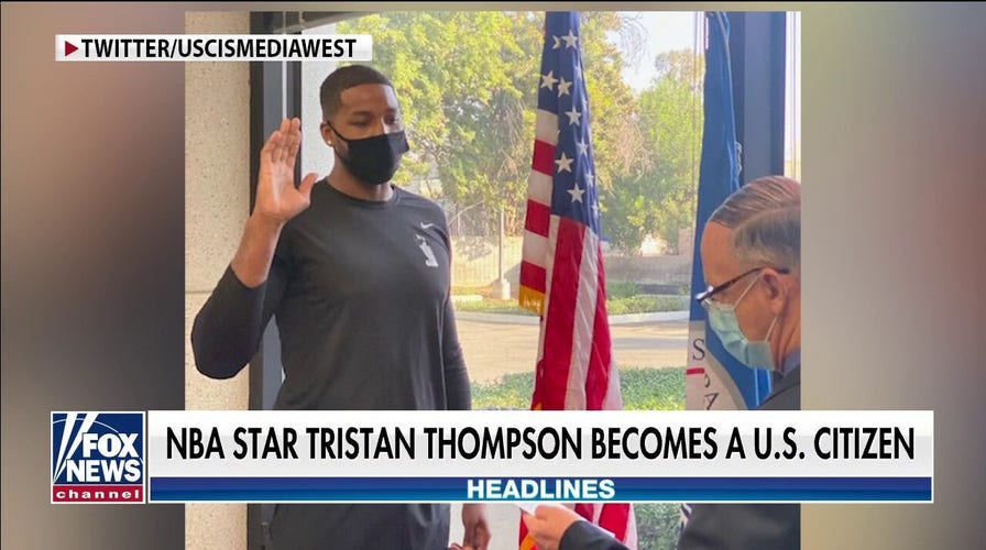 Boston Celtics star Tristan Thompson becomes a US citizen