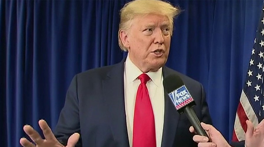 President Trump slams impeachment 'hoax'