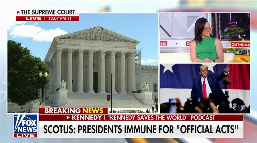 Kennedy: Supreme Court's immunity ruling gives presidential candidates a 'sigh of relief'