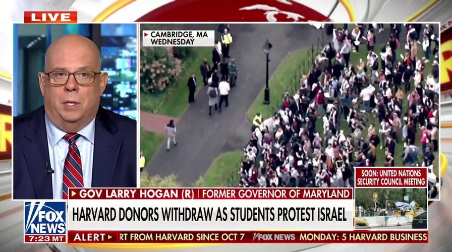 Former Maryland gov scraps Harvard fellowship as students protest Israel: 'Moral stain'