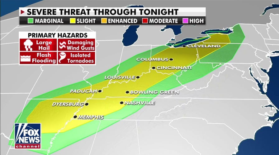 National weather forecast for October 15