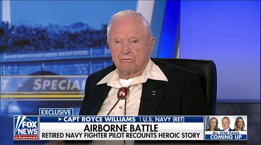 Retired Navy fighter pilot recounts heroic 35-minute dogfight
