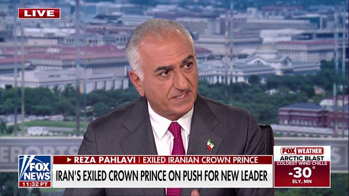 Iranians are ‘at war’ with the Islamic regime, says Exiled Iranian Crown Prince