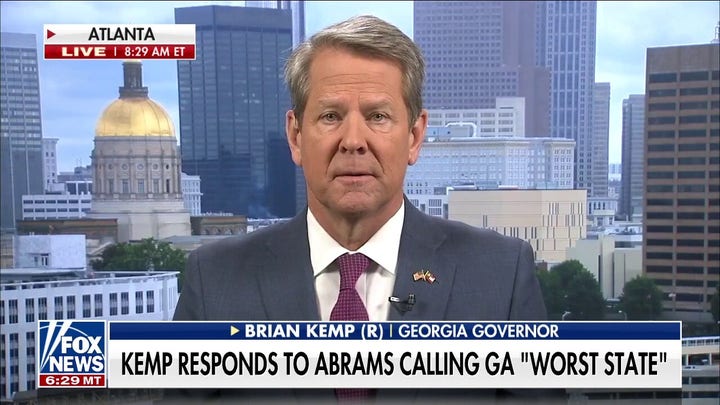 Gobernador. Kemp: Stacey Abrams the ‘darling of the national media’