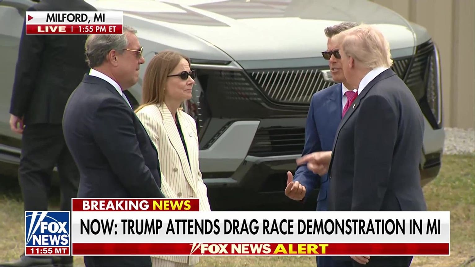 President Trump takes a victory lap on auto manufacturing