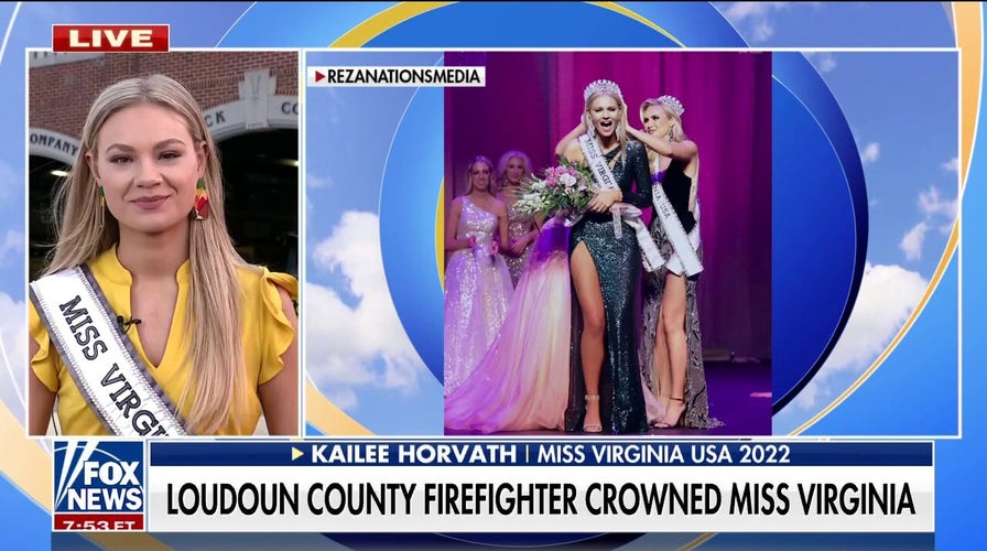 Volunteer firefighter crowned Miss Virginia 2022