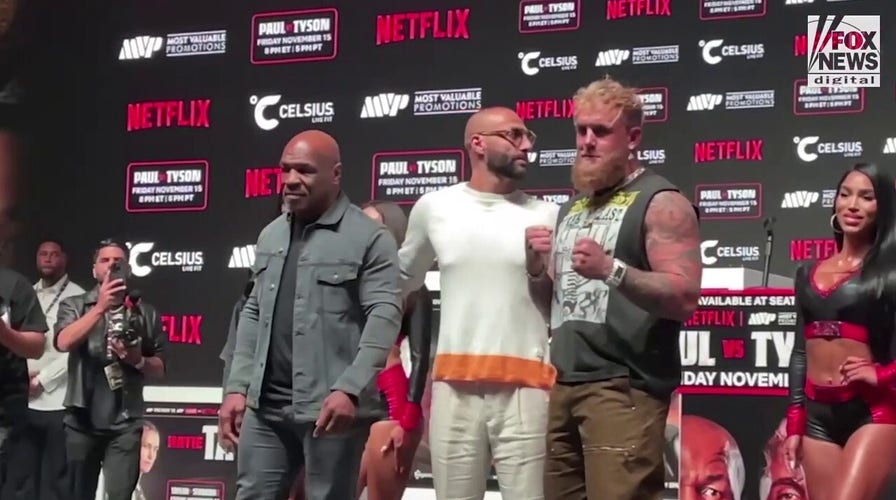 Jake Paul and Mike Tyson come face-to-face