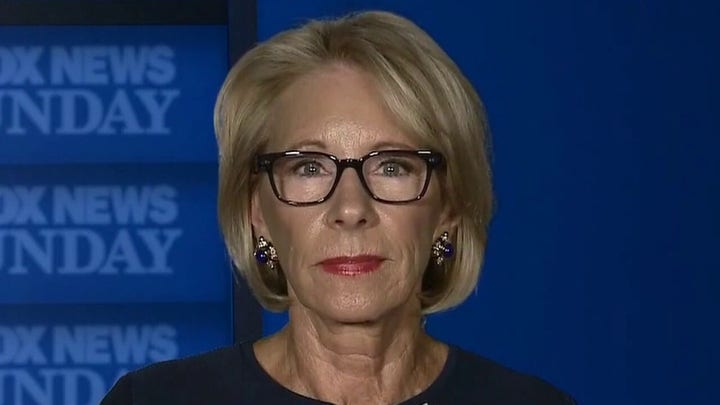 Secretary Betsy DeVos on the challenge of reopening America's schools amid the coronavirus pandemic