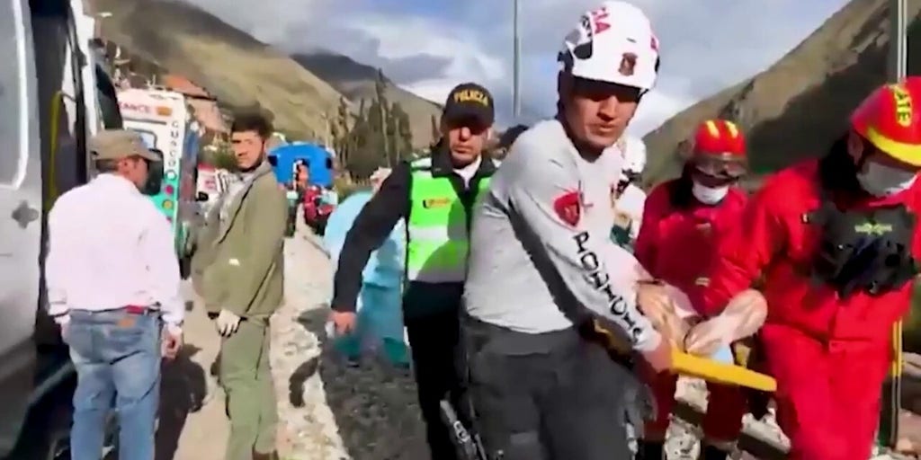 Peru train collision video shows emergency crews responding along Machu Picchu route