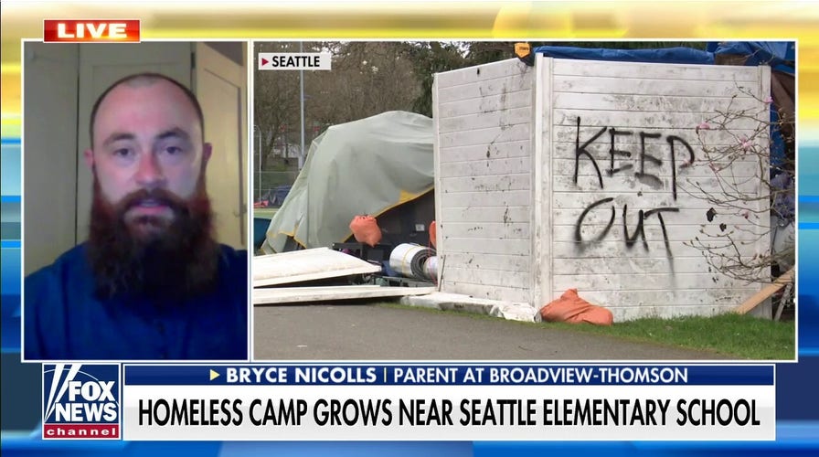 Parents outraged as homeless encampment crime results in Seattle school break-in