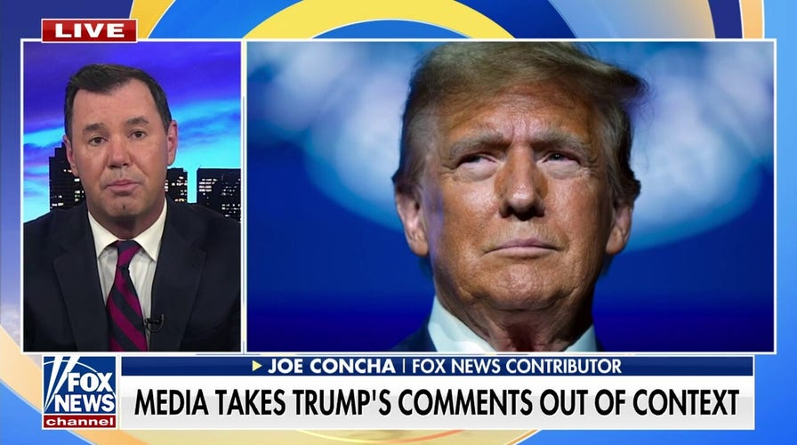 Concha slams media members for taking Trump's 'bloodbath' comment out of context: 'A lie in all caps'