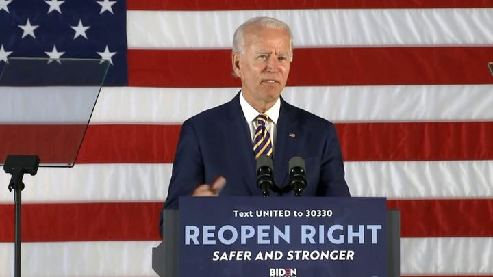 Biden calls out Trump's failure to fight coornavirus