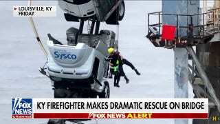 Firefighter who rescued truck driver dangling from bridge speaks out - Fox News