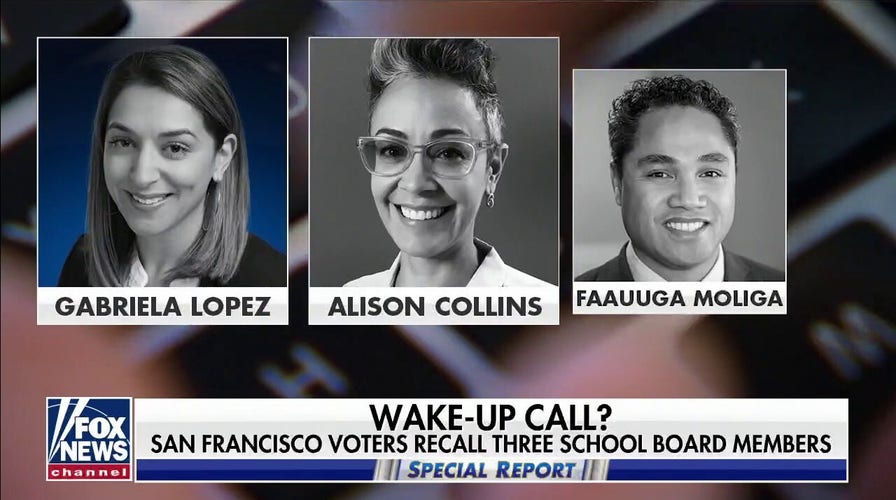 San Francisco school board members blame White supremacy for recall
