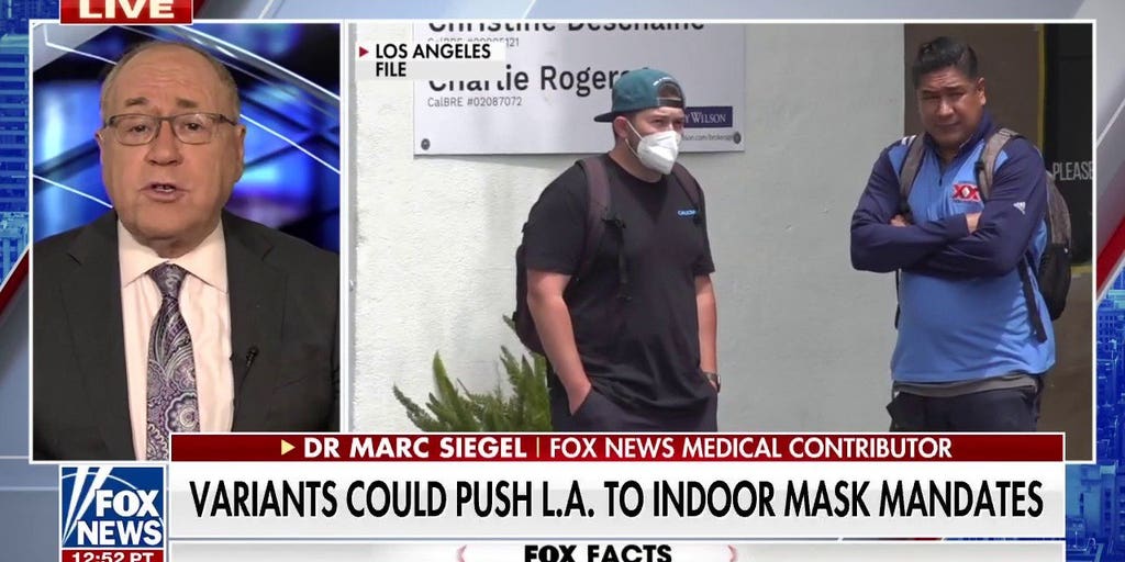 Los Angeles indoor mask mandate could be reinstated | Fox News Video