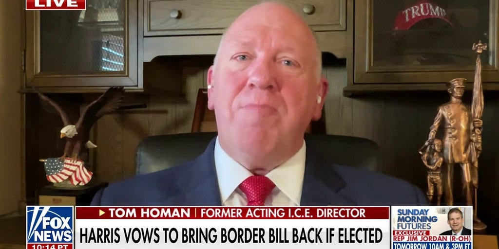 There needs to be 'consequences' for Kamala Harris for her 'failure as border czar': Tom Homan