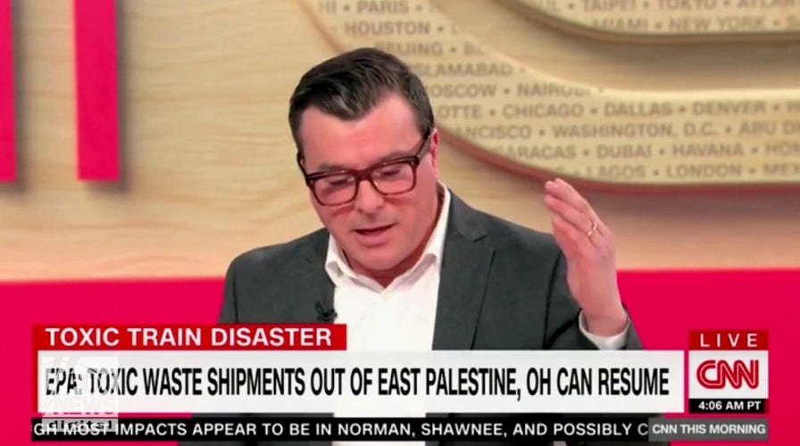 CNN reporter says Biden could be 'digging up toxic muck' in East Palestine and residents wouldn't care