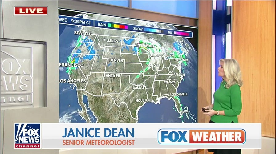 National weather forecast for December 16